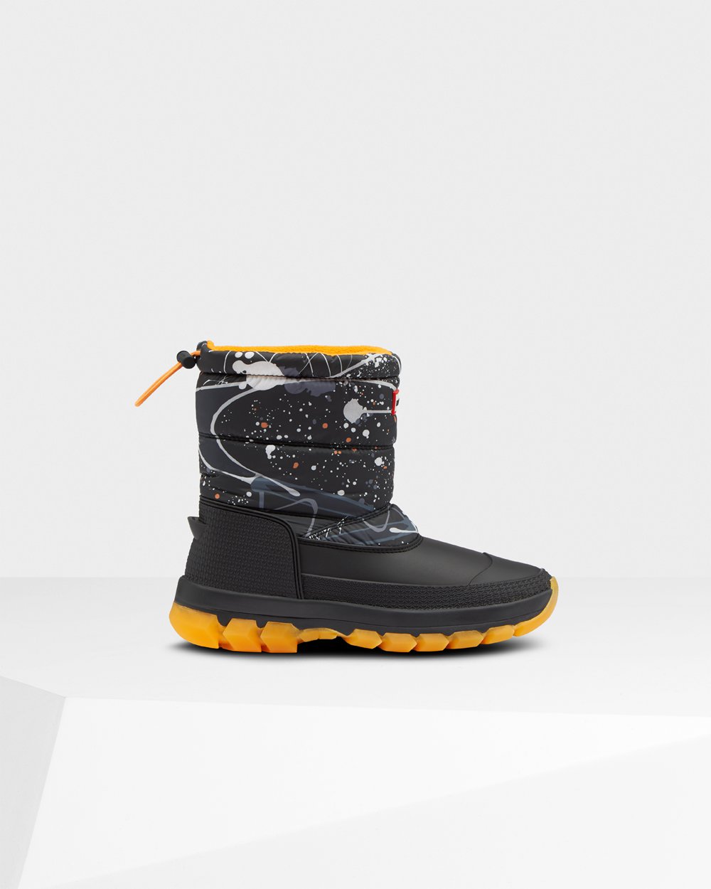 Botas De Neve Hunter Feminina Cinzentas Pretas - Original Printed Insulated Short - 12WYAZPDJ